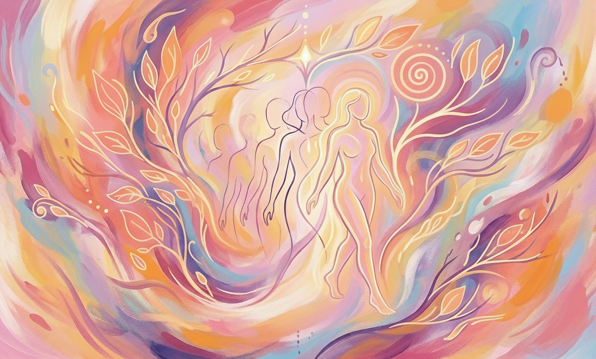 Evolournal self-awareness journaling app interface showing identity-based reflection features